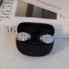 Wholesale Bose Earphones 3D Printed Brass Accessories Women's Trendy Earrings Gold Plated Sterling Silver Zircon Main for Gifts