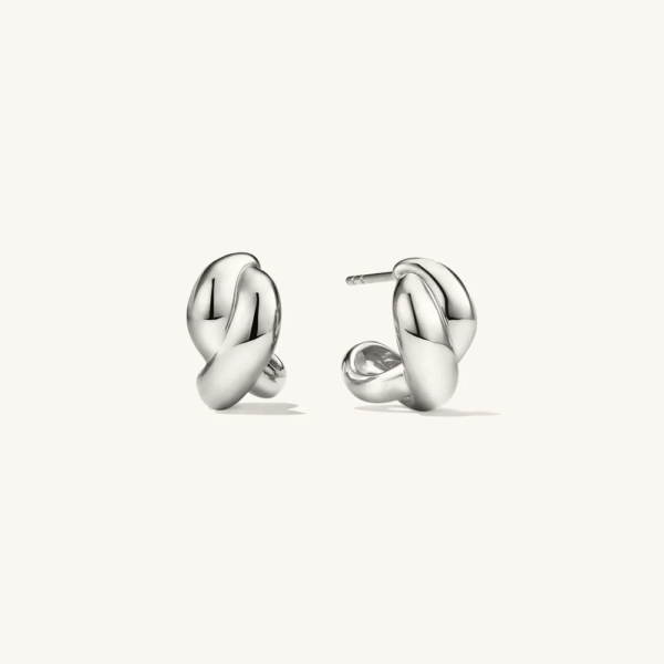 Bead Hoop Lot Stainless Steel Custom Fashionable Chunky Interlock Jewelry Silver Luxury Long Earing Earrings