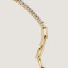 Adjustable Handmade Girls Bracelets Diamond and 925 Silver Stone Wholesale Thin Chain Bracelets