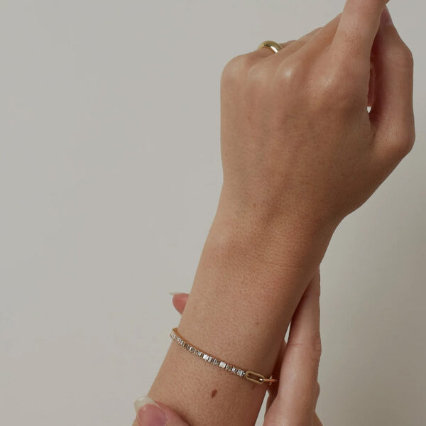 Adjustable Handmade Girls Bracelets Diamond and 925 Silver Stone Wholesale Thin Chain Bracelets