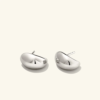 Chunky Gold Plated Waterproof Hot Sale Fashion Non Tarnish Vintage Women Jewelry Luxury Minimalist Geometric Stud Earrings