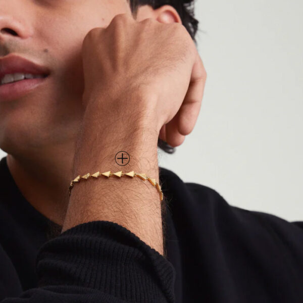 Wholesale Silver Bracelet Chain Gold Plated Beaded Bracelets Trendy & Classic Religious Unisex Jewelry