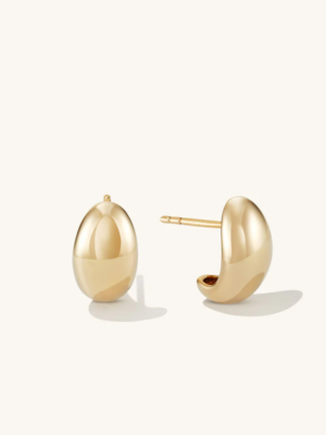 Chunky Gold Plated Waterproof Hot Sale Fashion Non Tarnish Vintage Women Jewelry Luxury Minimalist Geometric Stud Earrings