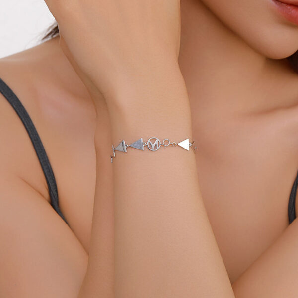 Wholesale 925 Sterling Silver Unisex Bracelets, Chain Gold Plated Silver Bracelet with Charms, Trendy & Classic Religious Jewelry for Gift