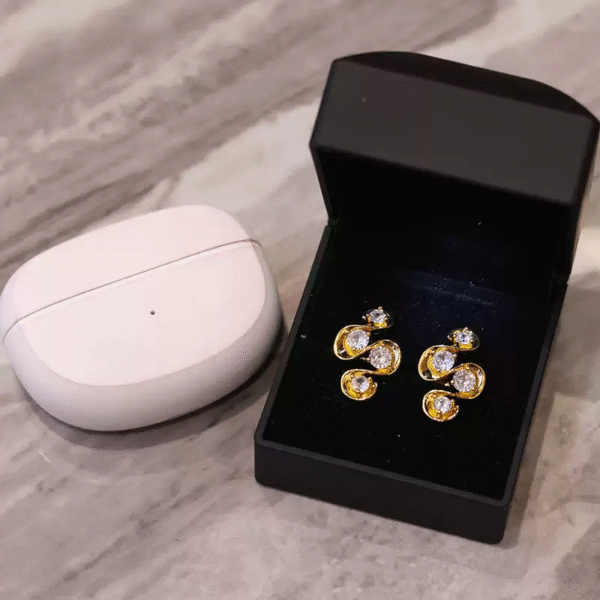 Bose earbuds jewelry flower shaped