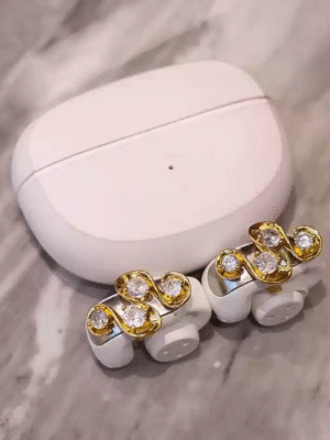 Bose earbuds jewelry flower shaped