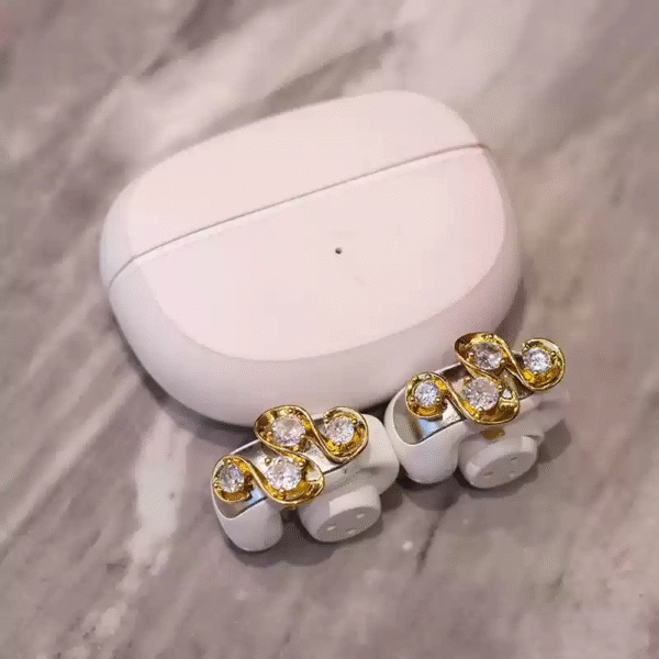 Bose earbuds jewelry flower shaped