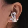 Bose clip on earrings bow design