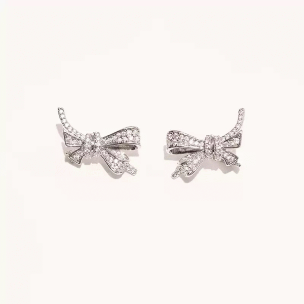 Bose clip on earrings bow design