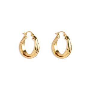 Large Thin Double Hoop Earrings for Women, Lightweight Hypoallergeni Earrings Trendy, Dainty Huggie Hoop for Women' Jewelry
