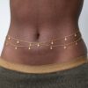 10.3 2025 Hot Selling Sexy Gold-Plated Body Chain Adjustable Waist Jewelry Hanging Coin Pendants for Women Low Rise Fashion Style