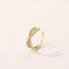High Quality Gold Plated C Shaped 925 Silver Single Cross Cuff Earrings Fashionable Drop Jewelry