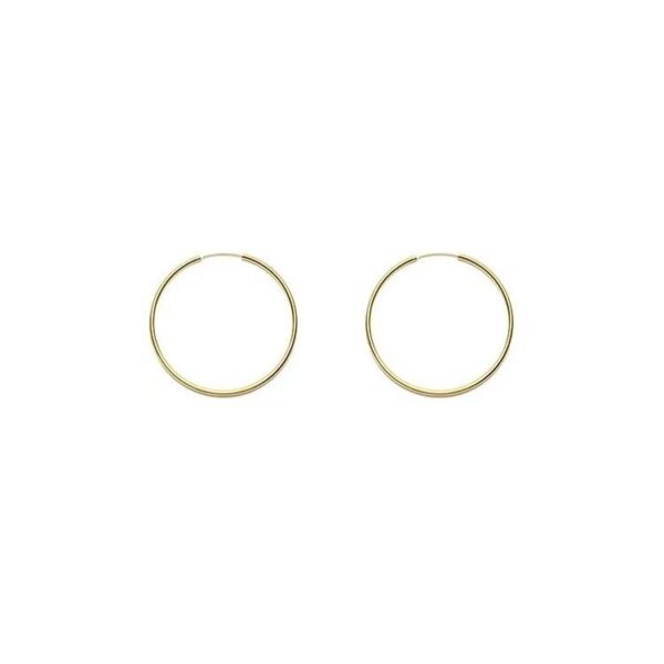 2.5 18k gold hoop earrings for women, lightweight hypoallergenic huggie earrings, cartilage hoops for women trendy jewelry