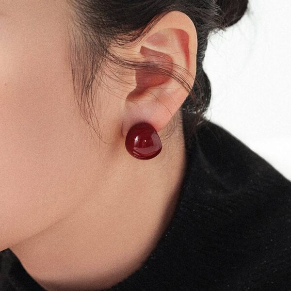 New Arrival Sterling Silver Hoop Earrings Fashion Jewelry with Gold Plating Zircon Stones Wholesale Acrylic Silver Earrings