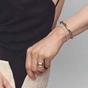 dainty gold bracelet for women
