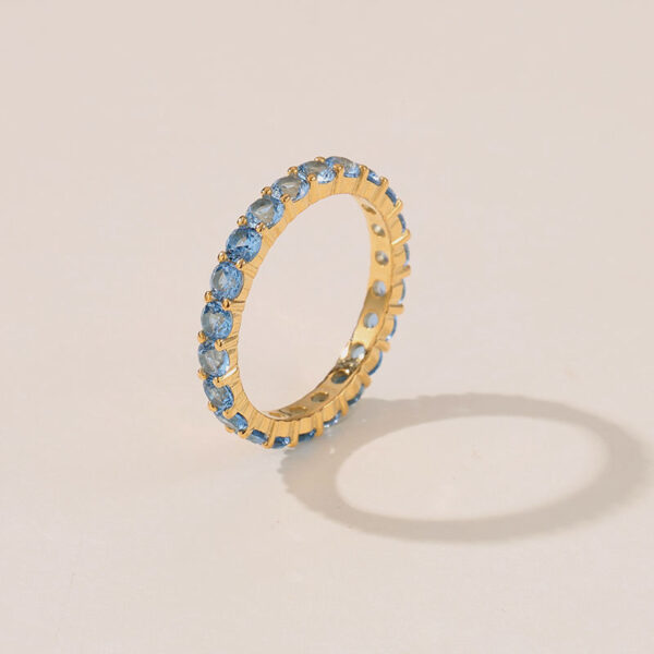 d1 cubic zirconia eternity rings