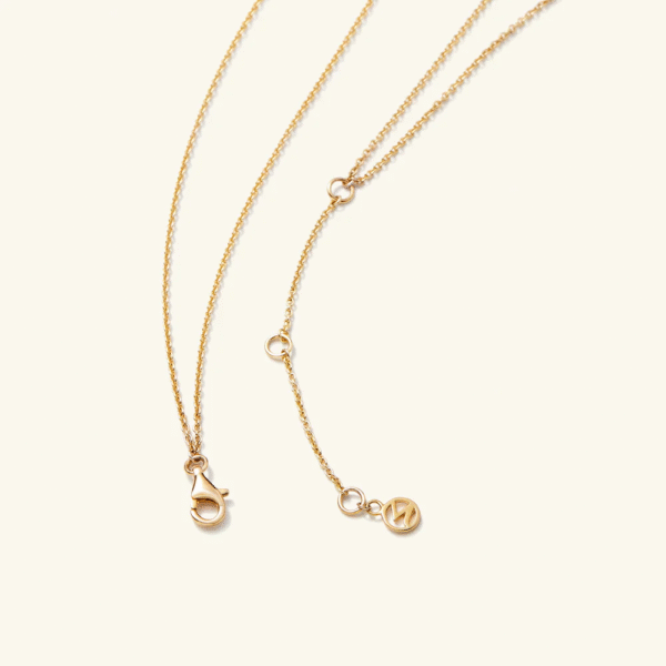 d3 Gold Plated Fashion 925 Sterling Silver Dainty Gold Necklace Double Circle Pendant Link Chain Women Minimalist Style