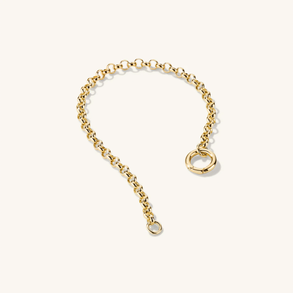 e2 925 Sterling Silver Dainty Gold Bracelet with Dainty Roman Double Circle Chain and Link Fashion Jewelry