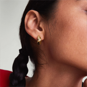 medium gold hoop earrings
