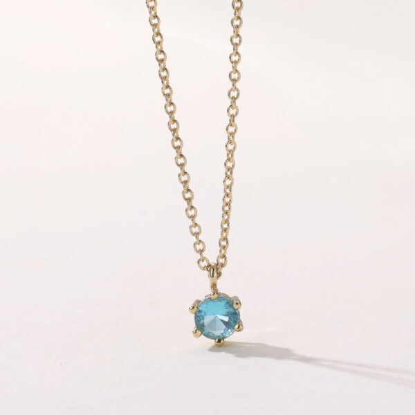 g1 Fashionable Gold Plated Link Chain Choker with 5A Cubic Zircon New Design Waterproof Trendy Style for Weddings