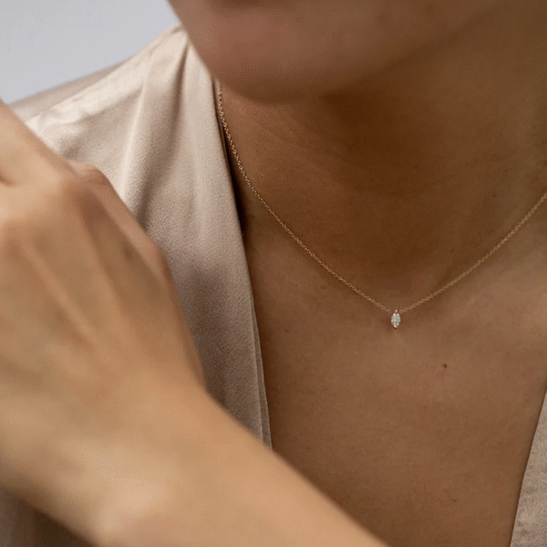 Wholesale 925 Sterling Silver 5A Cubic Zircon Necklace Waterproof Costume for Women's Weddings & Parties Silver Plated