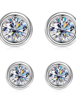 r4 sterling silver stud earrings