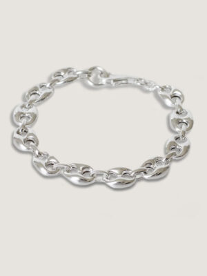 s2 Gold-Plated Cuban Link Bracelet with Zircon New Design 925 Sterling Silver Infinity Bracelet for Gift