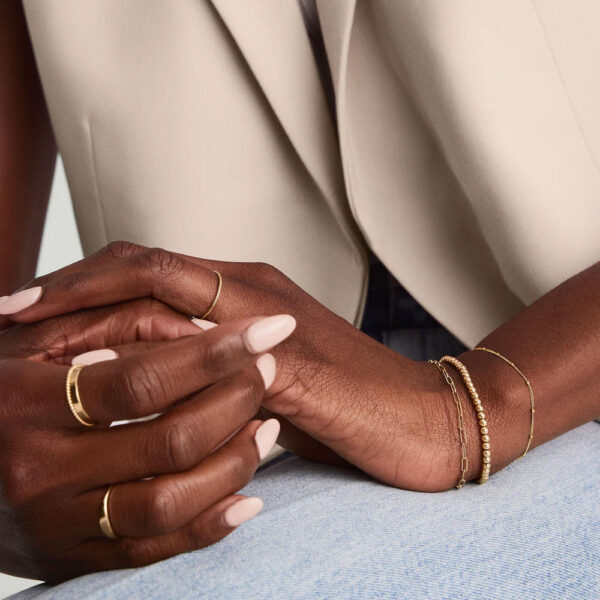 Vintage Macrame Bracelet with 925 Silver Sting and Zircon Beads for Party or Gift Featuring Letter Beads for Personalization