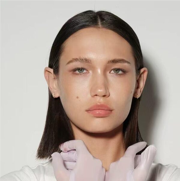 Tiny flat back earrings for women , 925 sterling silver star stud earrings, small dainty cubic zirconia jewelry