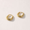h2 Wholesale Custom 18k Gold Plated 925 Silver Fashion Jewelry High Quality Korean Hoop Earrings for Women