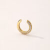 j4 High Quality Gold-Plated 925 Silver Earrings Fashion Drop-Style Ear Cuff for Women's Daily Wear
