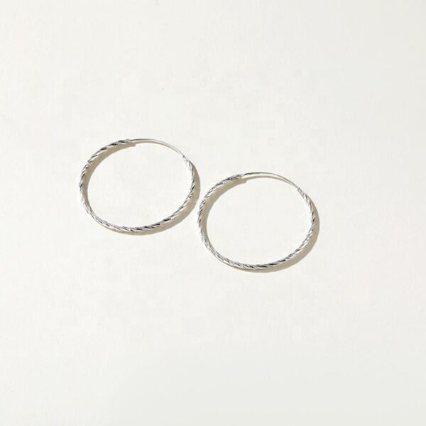 v3 Handmade Classic Style 925 Sterling Silver Hoop Earrings Gold Plated with 5A Zircon High Quality Gift for Women