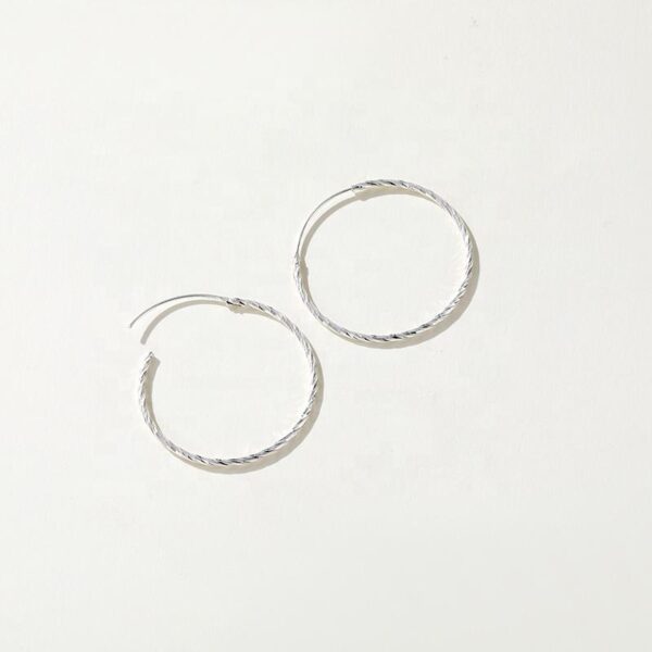 v4 Handmade Classic Style 925 Sterling Silver Hoop Earrings Gold Plated with 5A Zircon High Quality Gift for Women