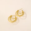 gold plated hoop earrings for women