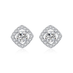silver stud earrings