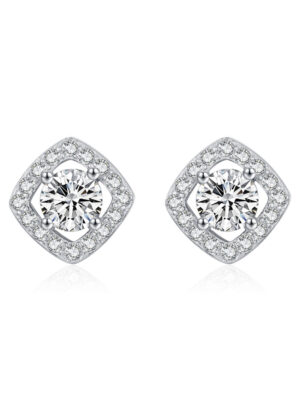 silver stud earrings