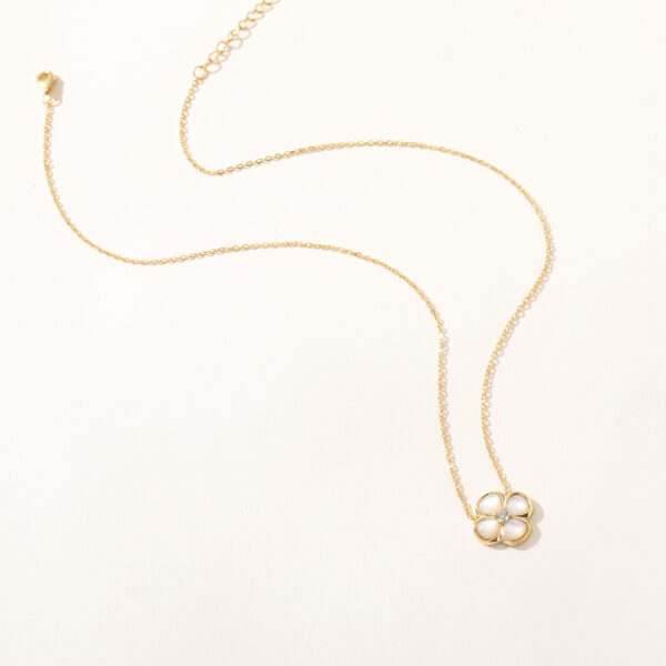 Hot Sale Customized Gold Necklace, 2025 Luxury Jewelry Clover Pendants, Trendy Gift Brass Necklaces for Women