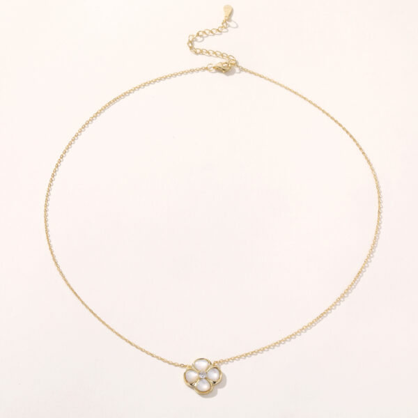 Hot Sale Customized Gold Necklace, 2025 Luxury Jewelry Clover Pendants, Trendy Gift Brass Necklaces for Women