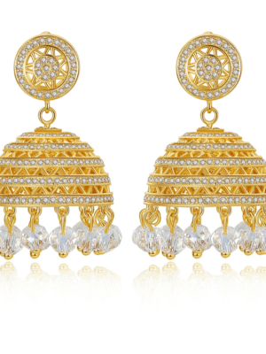 chunky gold earrings