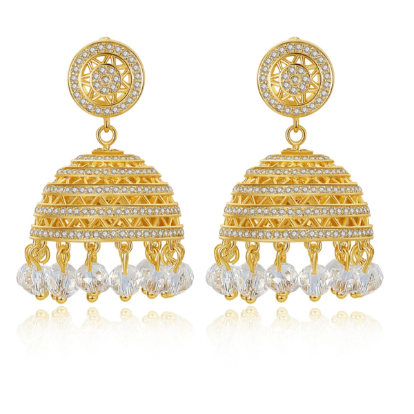 chunky gold earrings