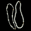 High Quality Dainty Pearl Necklace, Jewelry with Irregular Freshwater Pearls, Gold-Toned Sculpted Beads for Weddings