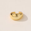 Hot Selling Trendy Brass Gold Rings, Middle Finger Rings for Women, Ladies Gold Ring with Geometric Design