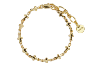 Wholesale 925 Stainless Sterling Silver Gold Bangle,  Gold Plated Chain Link Bracelets for Women & Men