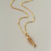 European and American Fashion Vintage Choker Necklace, Delicate Layered Fish Pendant Charm Necklace,Brass Electroplated Neck Chain for Women