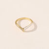 High Quality Minimalist Promise Rings, Gold-Plated Brass Ring for Women, Daily Wear Fashion Jewelry for Girls