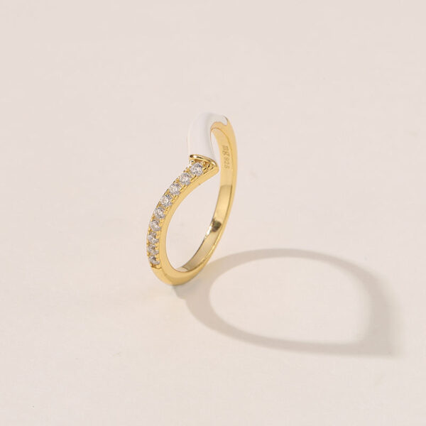 High Quality Minimalist Promise Rings, Gold-Plated Brass Ring for Women, Daily Wear Fashion Jewelry for Girls