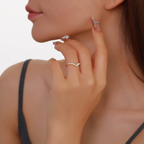 High Quality Minimalist Promise Rings, Gold-Plated Brass Ring for Women, Daily Wear Fashion Jewelry for Girls