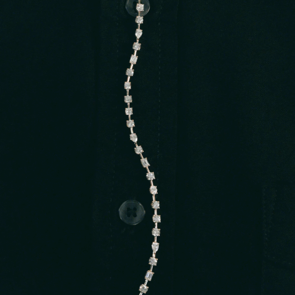 Luxury Gold Plated Cubic Zircon Pure Copper Bracelret for Women, Dainty Link Chain Elegant Statement Tennis Bracelet