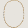 Hot Sale Brass Link Chain Gold Necklaces for Women, Trendy Gold PlatedFashion Minimalist Jewelry