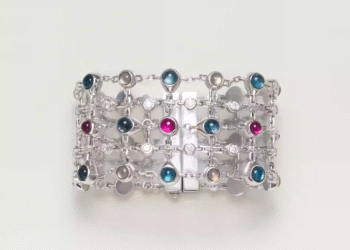 Luxury Wide Brass Bracelets for Women, Multi Color Zircon Silver Bracelet Design, Stackable Cuff Silver Plated Jewelry